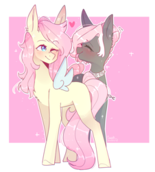 Size: 2415x2666 | Tagged: safe, artist:erinartista, oc, oc only, oc:bloody smoke, oc:squishy angel, earth pony, pony, female, high res, mare, simple background, tongue out, transparent background