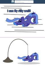 Size: 1280x2030 | Tagged: safe, artist:sintakhra, princess luna, pony, ask sandy pony, g4, ask, female, filly, solo, tumblr, woona, younger