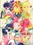 Size: 1510x2048 | Tagged: safe, artist:tyantyai_mokka, applejack, fluttershy, pinkie pie, rainbow dash, sci-twi, spike, spike the regular dog, sunset shimmer, twilight sparkle, dog, coinky-dink world, equestria girls, g4, get the show on the road, good vibes, mad twience, my little pony equestria girls: summertime shorts, shake things up!, apron, clothes, glasses, happi, lab coat, milkshake, rapper dash, rarity's hair, server pinkie pie, sunset sushi, traditional art, uniform, watercolor painting