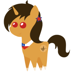 Size: 1080x1080 | Tagged: safe, artist:archooves, derpibooru exclusive, oc, oc:chilenia, pony, chile, nation ponies, pointy ponies, ponified, simple background, spanish, transparent background, vector