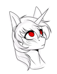 Size: 934x1200 | Tagged: safe, artist:cloud-fly, oc, oc only, pony, unicorn, bust, male, portrait, simple background, solo, stallion, white background