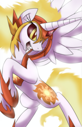 Size: 1010x1560 | Tagged: safe, artist:wolftendragon, daybreaker, alicorn, pony, g4, female, mare, solo