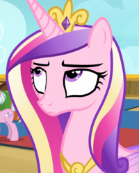 Size: 863x1078 | Tagged: safe, screencap, pastel care, princess cadance, alicorn, pony, g4, once upon a zeppelin, cropped, solo