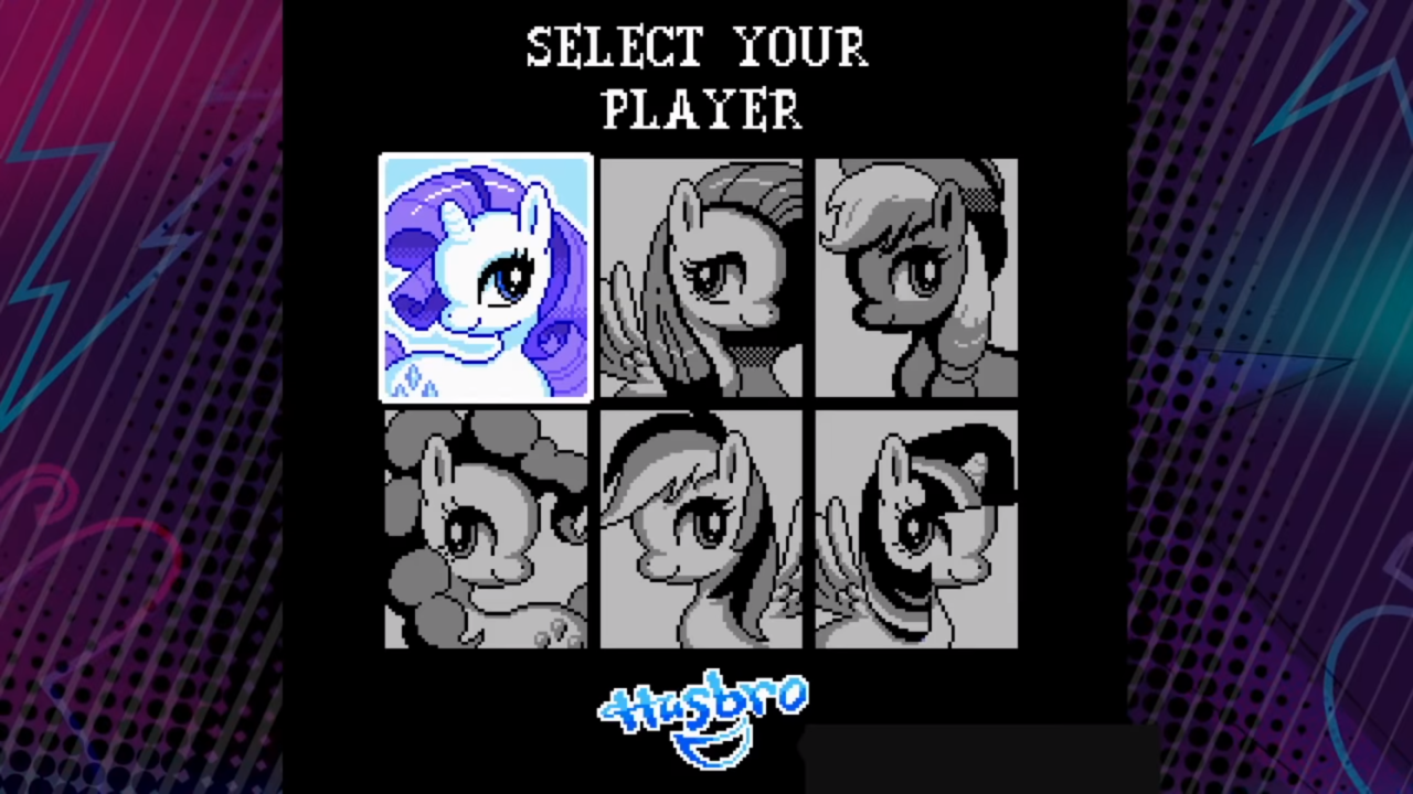 #1790181 - safe, screencap, rarity, g4, official, 8-bit, 80s, game boy ...