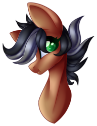 Size: 1000x1300 | Tagged: safe, artist:immagoddampony, oc, oc only, oc:artsong, pony, bust, female, mare, portrait, simple background, solo, transparent background