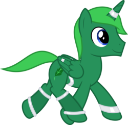 Size: 6540x6400 | Tagged: safe, artist:parclytaxel, oc, oc only, oc:moss hooves, alicorn, genie, pony, .svg available, absurd resolution, alicorn oc, armband, horn, horn ring, leg brace, male, running, simple background, solo, stallion, transparent background, vector, waistband, wing ring