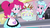 Size: 1280x720 | Tagged: safe, screencap, pinkie pie, sunny sugarsocks, equestria girls, g4, my little pony equestria girls: better together, pinkie pie: snack psychic, banana split, cute, diapinkes, dish, duo, duo female, female, food, ice cream, plate, server pinkie pie, spoon, sweet snacks cafe