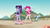 Size: 1280x720 | Tagged: safe, screencap, pinkie pie, sci-twi, twilight sparkle, equestria girls, friendship math, g4, my little pony equestria girls: better together, beach, clothes, duo, duo female, feet, female, flip-flops, geode of sugar bombs, geode of telekinesis, glasses, one-piece swimsuit, pinkie pie swimsuit, ponytail, sandals, sci-twi swimsuit, swimsuit, the ass was fat, umbrella