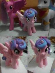 Size: 720x960 | Tagged: safe, artist:parn, princess cadance, princess flurry heart, shining armor, g4, customized toy, family, female, irl, male, photo, ship:shiningcadance, shipping, straight, toy