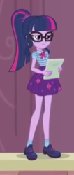 Size: 172x405 | Tagged: safe, screencap, sci-twi, twilight sparkle, equestria girls, g4, my little pony equestria girls: better together, stressed in show, cropped, female, geode of telekinesis, sad, solo