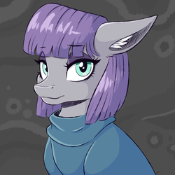 Size: 4093x4093 | Tagged: safe, artist:faline-art, maud pie, earth pony, pony, g4, absurd resolution, clothes, cute, female, looking at you, mare, maudabetes, pretty, solo