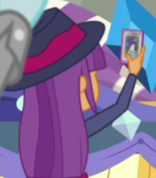 Size: 281x321 | Tagged: safe, screencap, ginger owlseye, equestria girls, equestria girls series, g4, rollercoaster of friendship, cellphone, cropped, phone