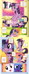 Size: 864x2200 | Tagged: safe, anonymous editor, edit, edited screencap, screencap, princess celestia, princess luna, twilight sparkle, alicorn, pony, unicorn, g4, clothes, comic, dress, female, filly, filly celestia, filly luna, foal, lesbian, marriage, mirror, pink-mane celestia, polyamory, ship:twilestia, ship:twiluna, ship:twilunestia, shipping, unicorn twilight, wedding, wedding dress, wedding veil, woona, young, younger