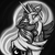 Size: 1000x1000 | Tagged: safe, artist:harwick, princess celestia, princess luna, alicorn, pony, g4, black background, crying, duo, eyes closed, female, hug, mare, monochrome, peytral, regalia, reunion, royal sisters, s1 luna, simple background, sisters, smiling, winghug