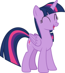 Size: 4415x4947 | Tagged: safe, artist:sinkbon, twilight sparkle, alicorn, pony, g4, uncommon bond, absurd resolution, cute, eyes closed, simple background, smiling, transparent background, twiabetes, twilight sparkle (alicorn), vector