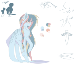 Size: 1440x1280 | Tagged: safe, artist:electricaldragon, oc, oc only, oc:ocean virus, kelpie, pony, female, reference sheet, simple background, solo, transparent background