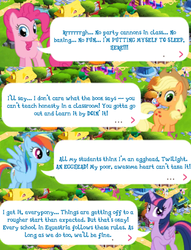 Size: 634x828 | Tagged: safe, gameloft, applejack, pinkie pie, rainbow dash, twilight sparkle, alicorn, pony, g4, frustrated, growling, twilight sparkle (alicorn)