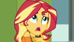 Size: 1280x720 | Tagged: safe, screencap, sunset shimmer, driving miss shimmer, equestria girls, g4, my little pony equestria girls: better together, female, geode of empathy, solo