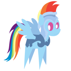 Size: 2000x2000 | Tagged: safe, artist:dragonfoorm, rainbow dash, pegasus, pony, g4, the crystal empire, female, high res, knight, pointy ponies, simple background, solo, transparent background