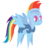 Size: 2000x2000 | Tagged: safe, artist:dragonfoorm, rainbow dash, pegasus, pony, g4, the crystal empire, female, high res, knight, pointy ponies, simple background, solo, transparent background