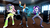 Size: 1600x900 | Tagged: safe, artist:panzerpiel, fluttershy, starlight glimmer, trixie, human, equestria girls, g4, 3d, bass guitar, beanie, boots, clothes, dancing, dead or alive (band), drums, gmod, guitar, hairpin, hat, high heel boots, lights, microphone, musical instrument, open mouth, scout (tf2), shoes, singing, tank top, team fortress 2, torn clothes, you spin me right round