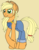 Size: 988x1276 | Tagged: safe, artist:rosefang16, applejack, earth pony, pony, g4, clothes, female, mare, overalls, simple background, solo, tan background