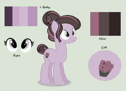 Size: 1600x1155 | Tagged: safe, artist:rose-moonlightowo, oc, oc only, oc:stale cake, earth pony, pony, female, mare, offspring, parent:cheese sandwich, parent:pinkie pie, parents:cheesepie, reference sheet, simple background, solo