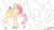 Size: 3840x2160 | Tagged: safe, artist:icychamber, fluttershy, pegasus, pony, g4, cutie mark, female, forest, high res, sketch, solo, wings