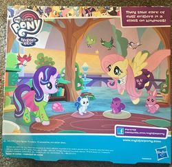 Size: 493x480 | Tagged: safe, fluttershy, starlight glimmer, pegasus, pony, unicorn, g4, official, season 8, animal, clothes, dress, female, irl, merchandise, photo, toy