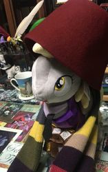 Size: 551x876 | Tagged: safe, artist:schwarz, derpy hooves, g4, female, fez, hat, irl, photo, plushie