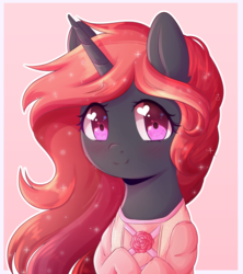 Size: 2202x2485 | Tagged: safe, artist:fluffymaiden, oc, oc only, pony, heart, heart eyes, high res, solo, wingding eyes