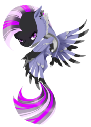 Size: 1772x2480 | Tagged: safe, artist:oneiria-fylakas, oc, oc only, oc:aurora, pegasus, pony, chibi, female, mare, simple background, solo, transparent background