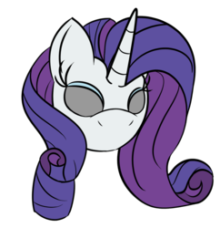 Size: 1119x1155 | Tagged: safe, artist:skyspeardraw, rarity, pony, g4, female, mask, simple background, solo, transparent background