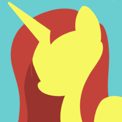 Size: 1000x1000 | Tagged: safe, artist:ganighost, oc, pony, unicorn, avatar, colored, no eyes