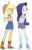 Size: 173x273 | Tagged: safe, artist:php77, edit, edited screencap, editor:php77, screencap, applejack, rarity, equestria girls, g4, my little pony equestria girls: legend of everfree, background removed, duo, simple background, transparent background