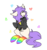 Size: 702x743 | Tagged: safe, artist:flamekitties, oc, oc only, oc:maxie (ice1517), earth pony, pony, bracelet, clothes, commission, cute, ear piercing, earring, eyes closed, female, freckles, gay pride, gay pride flag, heart, hoodie, jewelry, lgbt, mare, piercing, pride, pride flag, pride socks, rainbow socks, simple background, socks, solo, striped socks, transparent background