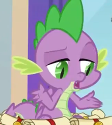 Size: 645x720 | Tagged: safe, screencap, spike, dragon, a matter of principals, g4, my little pony: friendship is magic, claws, cropped, male, winged spike, wings