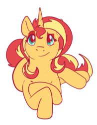 Size: 2632x3383 | Tagged: safe, artist:merry-carousel, sunset shimmer, pony, unicorn, g4, female, high res, mare, simple background, solo, transparent background