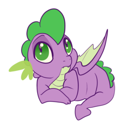 Size: 2894x2950 | Tagged: safe, artist:merry-carousel, spike, dragon, g4, cute, high res, lying down, male, prone, simple background, solo, spikabetes, transparent background, winged spike, wings