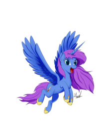 Size: 1560x1745 | Tagged: safe, artist:marsil, oc, oc only, alicorn, pony, alicorn oc, female, horn, simple background, solo, transparent background, wings
