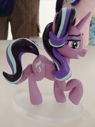 Size: 1560x2080 | Tagged: artist needed, safe, starlight glimmer, pony, unicorn, g4, craft, grin, sculpture, smiling