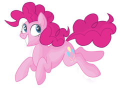 Size: 1024x755 | Tagged: safe, artist:lemon-deadly, pinkie pie, earth pony, pony, g4, female, heart eyes, mare, ponk, simple background, smiling, solo, transparent background, wingding eyes