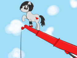 Size: 1400x1050 | Tagged: safe, artist:augjodo, pony, atg 2018, crossover, digital art, faith connors, female, mare, mirror's edge, newbie artist training grounds, ponified