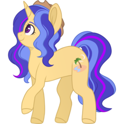 Size: 2048x2048 | Tagged: safe, artist:cinnamontee, oc, oc only, oc:sahara, pony, unicorn, female, high res, looking up, mare, simple background, solo, transparent background