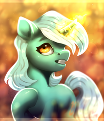 Size: 1600x1864 | Tagged: safe, artist:neon-light-53, lyra heartstrings, pony, unicorn, g4, female, looking up, mare, solo