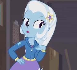 Size: 789x720 | Tagged: safe, screencap, trixie, equestria girls, g4, my little pony equestria girls: better together, rarity investigates: the case of the bedazzled boot, rarity investigates: the case of the bedazzled boot: trixie, clothes, cropped, cute, diatrixes, female, hoodie, solo