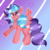 Size: 2048x2048 | Tagged: safe, artist:doraeartdreams-aspy, oc, oc only, oc:bella pinksavage, pony, heart, high res, solo, stars