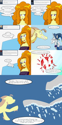 Size: 2000x4000 | Tagged: safe, artist:jake heritagu, adagio dazzle, star swirl the bearded, pony, siren, unicorn, comic:aria's archives, equestria girls, g4, clothes, comic, couch, flashback