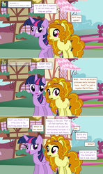 Size: 1280x2168 | Tagged: safe, artist:hakunohamikage, adagio dazzle, twilight sparkle, alicorn, earth pony, pony, ask-princesssparkle, g4, ask, comic sans, earth pony adagio dazzle, equestria girls ponified, female, lesbian, ponified, ship:adagilight, shipping, tumblr, twilight sparkle (alicorn)