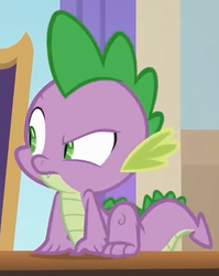 Size: 430x540 | Tagged: safe, screencap, spike, dragon, g4, school daze, cropped, male